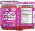 Clean Nutra Vaginal Probiotic Gummies for Women Cranberry Digestive Enzymes D Mannose Womens Probiotic Dmannose Horsetail Bromelain Chicory Fiber Feminine Care Prebiotics Inulin Papaya Enzyme Gummy