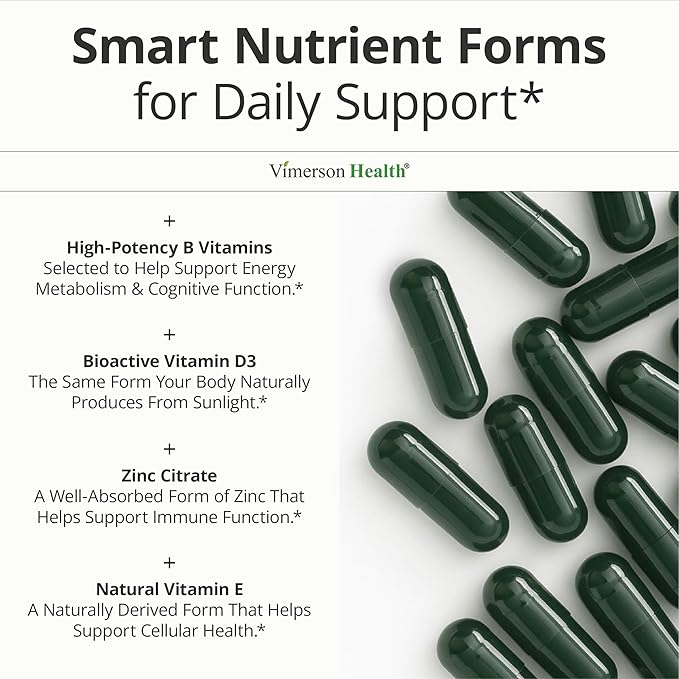 Multivitamin for Women with Vitamins and Minerals for Energy, Focus and Immune Health – Premium Daily Womens Multivitamins & Multiminerals – 60 Liquid Capsules