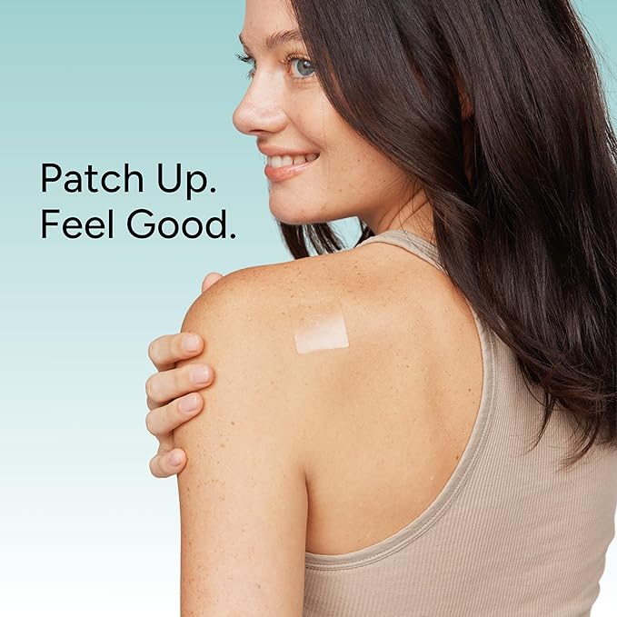 The Patch Remedy Relax Patch | L-Theanine, Lemon Balm, Valerian, Ashwagandha, Passionflower | 30 Patches