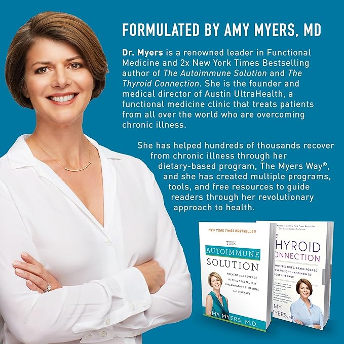 Amy Myers MD Liposomal Vitamin C - Non-GMO High-Absorption Supplement for Immune Support & Collagen Production - Gluten-Free, Non-Dairy & Non-Soy - 16 Fl Oz