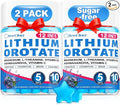 12-in-1 Lithium Orotate 5mg 10mg with Ashwagandha & L-Theanine, Lithium Orotate for Mood, Calm, Cognitive & Brain, High Bioavailability Trace Mineral, Lemon Balm, Magnesium Glycinate, 2 Pack