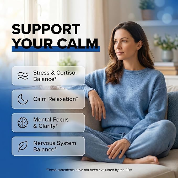 Clean Nutra Cortisol Supplement Gummies L-Theanine Magnesium Ashwagandha Apigenin Vitamin B6 Sleep and Calm Support Lavender Chicory Prebiotic Advanced Gummy Formula