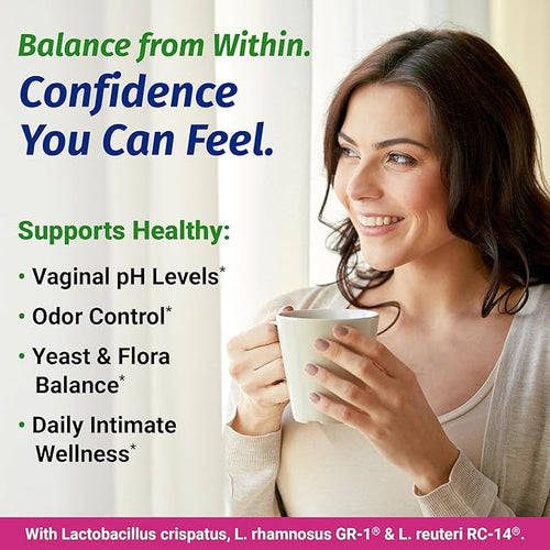 1 Body Cranberry Probiotics for Women, 50 Billion CFU, Cranberry Pills with Prebiotics, D-Mannose & Vitamin C, Vaginal Probiotics for Microbiome Balance, Digestive & Immune Support, 60 Vaginal Pills