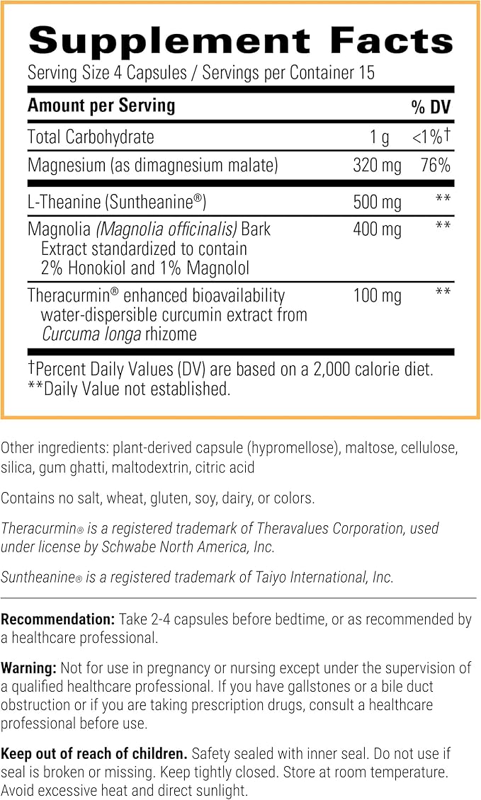 Integrative Therapeutics Pro-Som - Melatonin-Free Quality Sleep Support for Nighttime Relaxation* - Bedtime Supplement for Restful Sleep Support* - Dairy- & Gluten-Free - 60 Capsules (15 Servings)