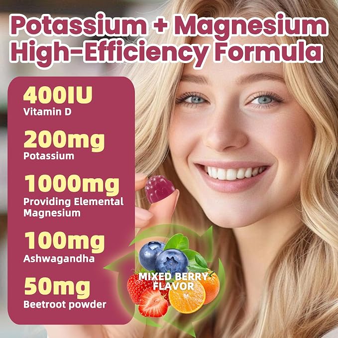 Wekannufod Ashwagandha Gummies 1000mg, 60 Count – Organic Root Extract, Daily Adaptogen Gummies, Non-GMO, Sugar Free & Gluten Free