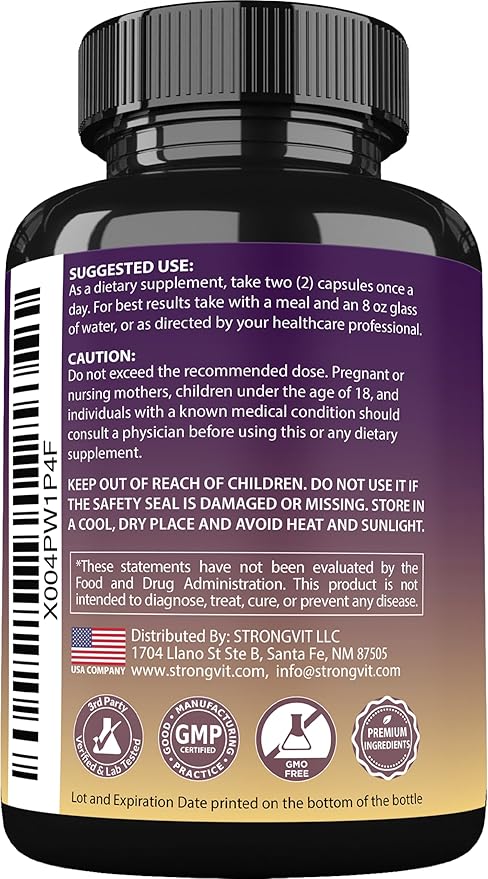 Quercetin with Bromelain, Elderberry, Vitamin C, D3 and Zinc. Super Immune Support Supplement. Organic Complex for Men & Women, Non-GMO, Gluten-Free, Vegan, USA (120 Capsules)