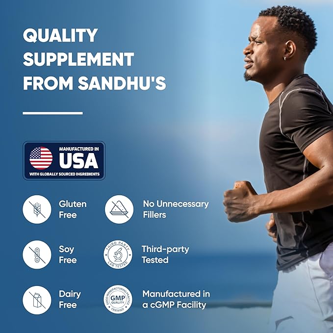 Sandhu's Zinc Supplement with Ionophores| Quercetin & Green Tea Extract for Superior Absorption and High Potency| 800mg Vegetarian Capsules 120 Count (Pack of 1)| Immune Support for Men & Women