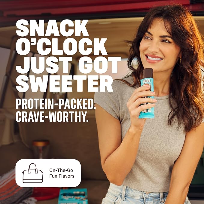 BUILT Puff Protein Bars, Coconut, 17g Protein - 12 Count | Protein Snack Bar with Collagen, Calorie Conscious, Gluten Free