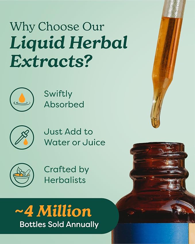 Herb Pharm Ashwagandha, Alcohol Free: Organic Liquid Extract | Traditional Stress Support Supplement, Vegan Ashwagandha Root Glycerite, Adaptogen Extract for Adults | Up to 12 Week Supply, 4 oz* 