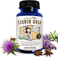 Legendairy Milk Liquid Gold Lactation Support | Lactation Supplement with Organic Goats Rue, Milk Thistle, Shatavari, Fennel, Alfalfa & Anise | Breastfeeding Supplements, 60 Count
