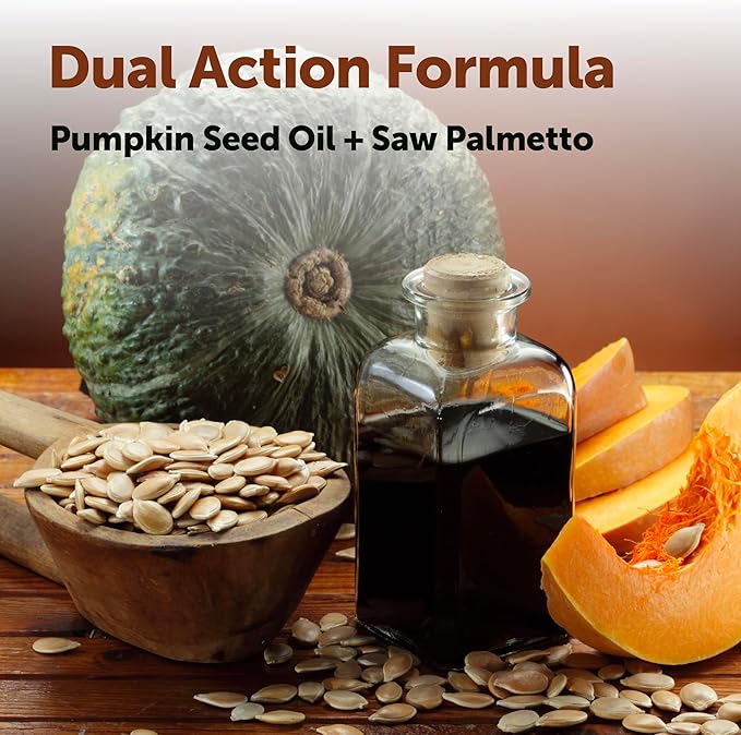 Micro Ingredients Pumpkin Seed Oil with Saw Palmetto, 75 Softgels | Cold Pressed, Pure Virgin Oil, Essential Fatty Acids, & Phytosterols | Natural Herbal Supplement | Non-GMO