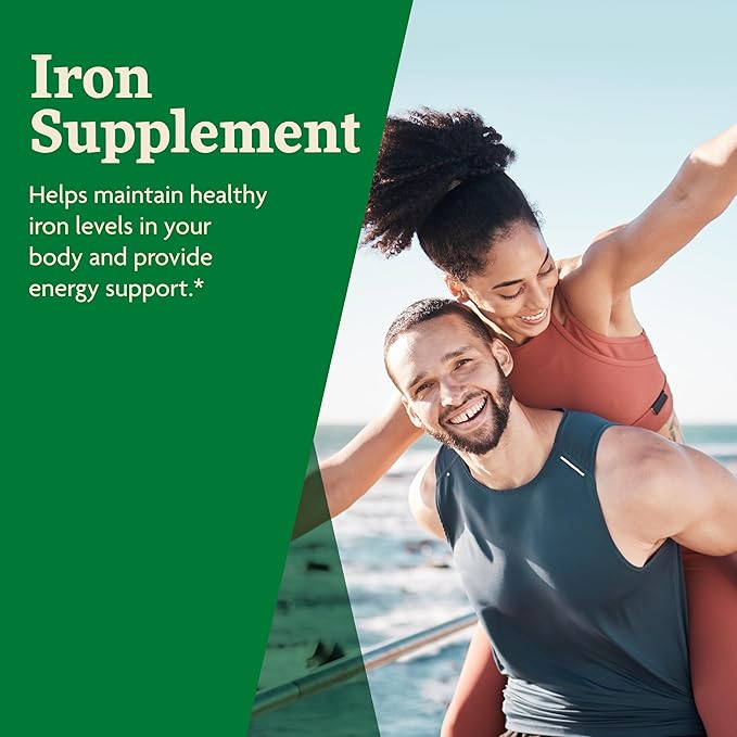Floradix Iron Tablets - Iron Supplement with B Vitamins, Folic Acid, Vitamin C & More - Energy Support - Vegetarian & Gluten-Free - 120 Tablets (120 Servings)