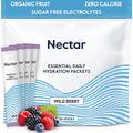 Nectar Hydration Packets - Electrolytes Powder Packets - No Sugar or Calories - Organic Fruit Liquid Daily IV Electrolytes Powder for Clean Dehydration Relief and Rapid Rehydration (Berry 30 Pack)