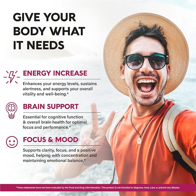 USDA Organic Vitamin B12 Sublingual Drops - 5000 mcg Liquid Vegan Methylcobalamin for Women & Men - Energy Boost, Focus & Mood, Brain Health Support - Maximize Absorption - 4 Month Supply, 4 fl oz