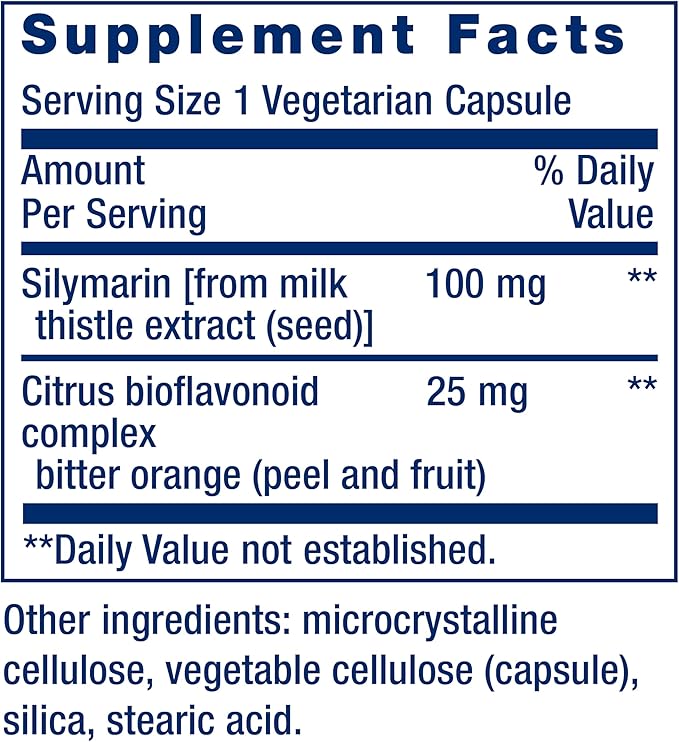 Life Extension Silymarin – Milk Thistle Extract – Supports Liver Health – Gluten-Free, Non-GMO, Vegetarian – 90 Capsules (Pack of 2)