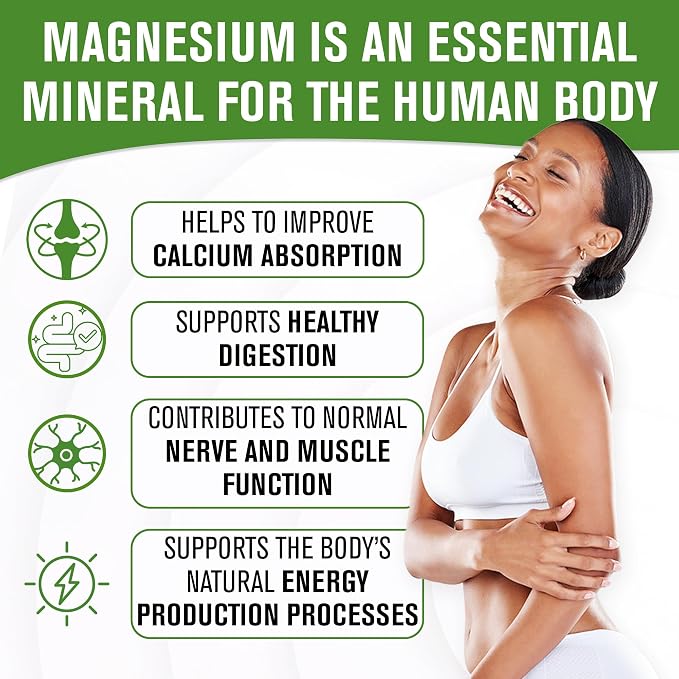 NaturalSlim Magicmag Pure Magnesium Citrate Powder Stress, Constipation, Muscle, Heart Health, and Sleep Support | Honey Chamomile Flavored Magnesium Supplement - 8oz Drink Mix (2 Pack)