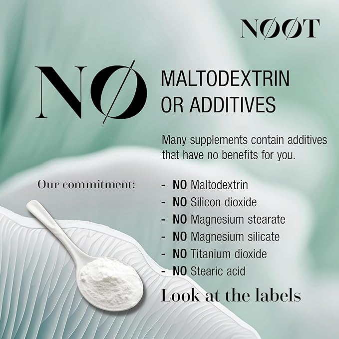 NOOT Organic Methylfolate 1000 mcg DFE, Plant-Sourced Folate with Naturally Occurring 5-MTHF for Energy, Mood, Methylation, Red Blood Cell Formation & Prenatal Readiness for Women & Men - 60 Capsules
