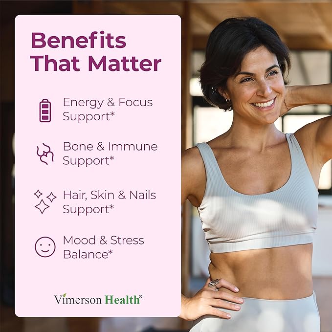 Multivitamin for Women with Vitamins and Minerals for Energy, Focus and Immune Health + Probiotics for Women & Men with Prebiotics – 40 Billion CFU Probiotics for Digestive & Gut Health