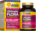 Renew Life Ultimate Flora Probiotics for Women 65 Billion CFU Delayed Release Vegan Capsules | Vaginal | Digestive Health | Immune Health | Dairy Free | 30 Count