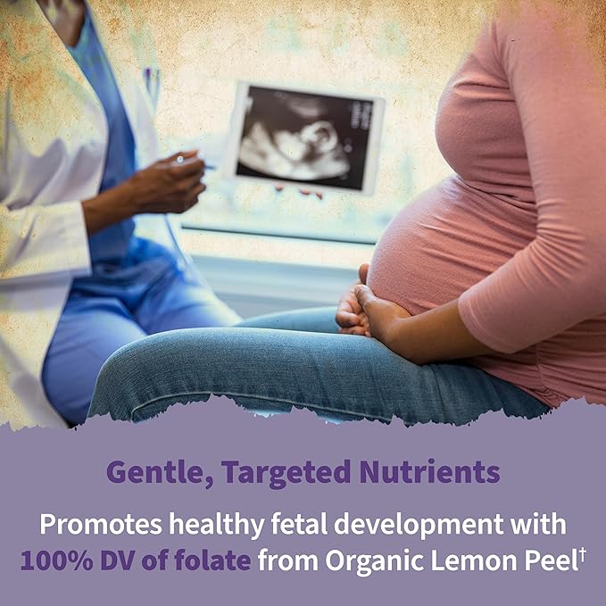 Garden of Life Organics Prenatal Multivitamin with Folate, B6, B12, D3 & Iron – Prenatal Vitamins for Women with Energy Metabolism Support for Healthy Fetal Development, Non-GMO, Vegan, 60 Servings