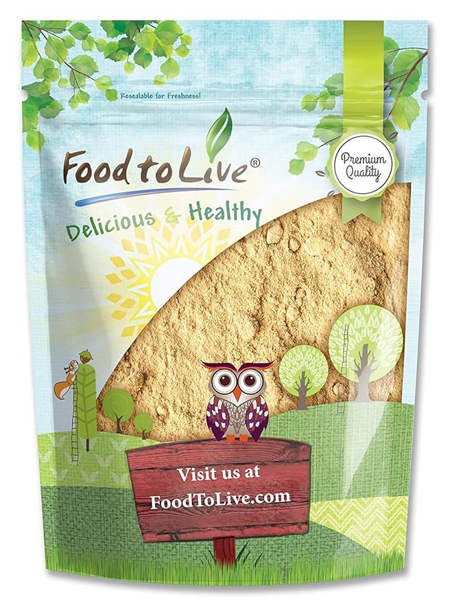Food to Live Yellow Maca Powder, 1 Pound – Raw Ground Maca Root, Vegan, Kosher, Keto, Non-Gelatinized, Bulk, Rich in Vitamin C