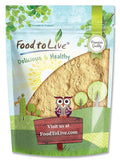 Food to Live Yellow Maca Powder, 1 Pound – Raw Ground Maca Root, Vegan, Kosher, Keto, Non-Gelatinized, Bulk, Rich in Vitamin C