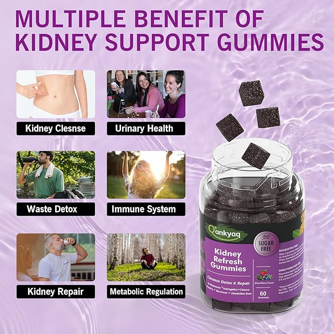 Q'ankyaq D mannose Gummies for Women, Kids Saffron Gummies, Saffron Supplements for Kids (3 yrs+)