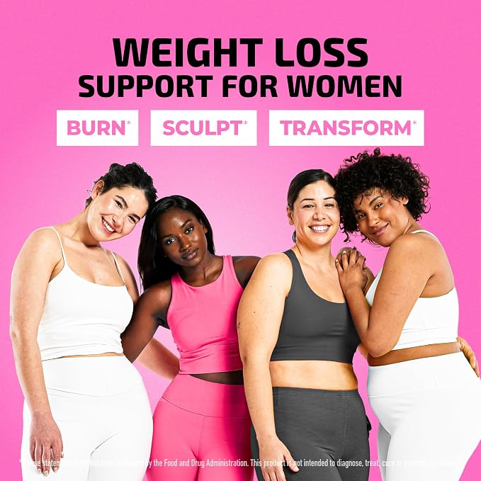 Weight Loss Pills for Women | Fat Burners for Women | Metabolism Booster for Weight Loss Supplement with Raspberry Ketones | Appetite Suppressant, Stomach Fat Burner & Weightloss Diet Pills | 60 Ct