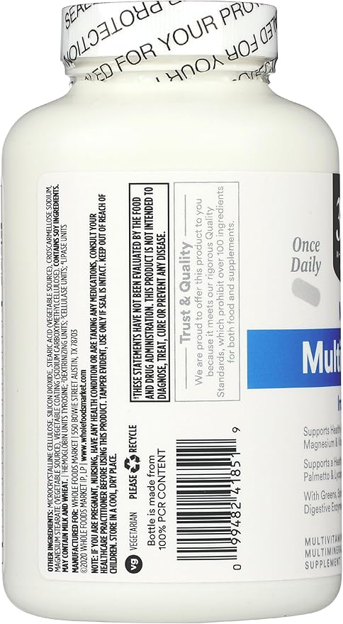 365 by Whole Foods Market, Men's One Daily Multivitamin Tablets, 180 Count