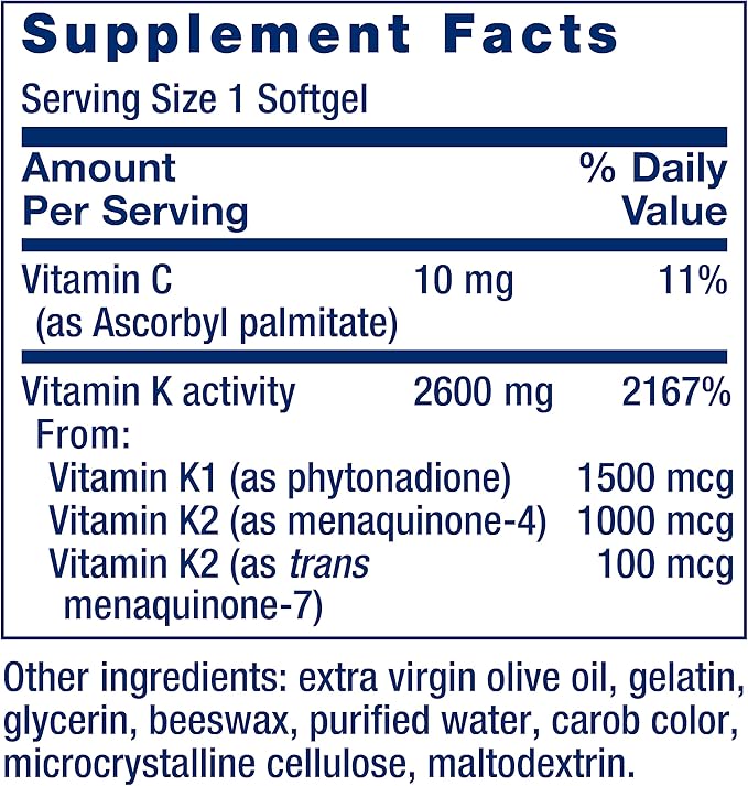 Life Extension Arterial Protect Blood Pressure Support with Gotu Kola & Pycnogenol Pine Bark Extracts Bundle with Super K Vitamin K1 K2 MK-7 MK-4 Vitamin C Bone & Arterial Health