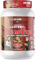 Axe & Sledge Farm Fed 100% Whey Protein Isolate | 25g Protein | Low Carb, Low Sugar, Gluten Free | Protein Powder for Men and Women | Keto | Moose Mug Mayhem Spiced Eggnog