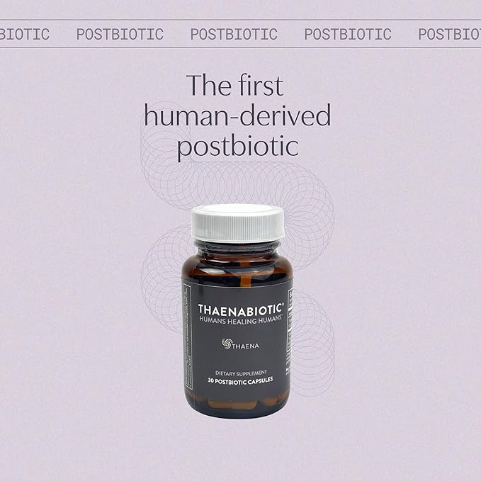 ThaenaBiotic Postbiotic - World's First Human-Derived Postbiotic Supplement - 30 Count