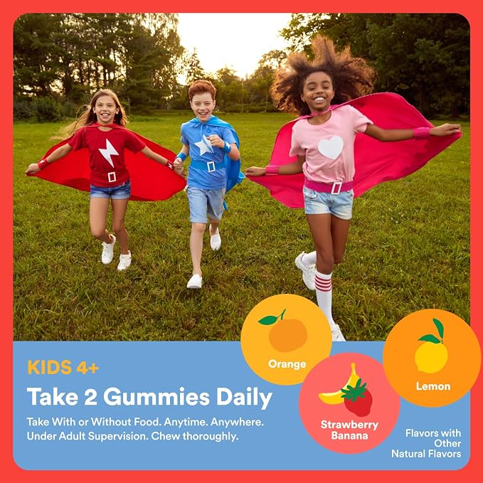 SmartyPants and Disney-Pixar’s Toy Story 5 Kids Multivitamin Gummies, Omega 3 DHA EPA, Vitamin D, C, B12, E, Zinc and Iodine, Clean Label, Gluten Free, Mixed Fruit Flavors, 30 Day Supply, 60 Gummies