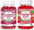Lunakai Cranberry D-Mannose + Women’s Multivitamin Gummies Bundle – Naturally Flavored, Non-GMO – 60ct Each