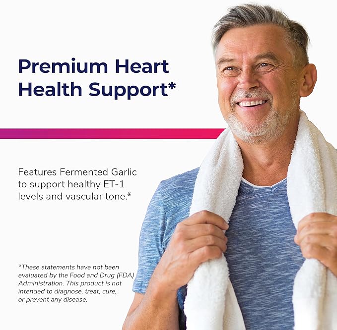 Vaso Calm - Healthy Blood Balance Supplement - Features Fermented Garlic, Celery and Grape Seed Extract, Hibiscus, and Vitamin K2 - Made in the USA, 180 Capsules