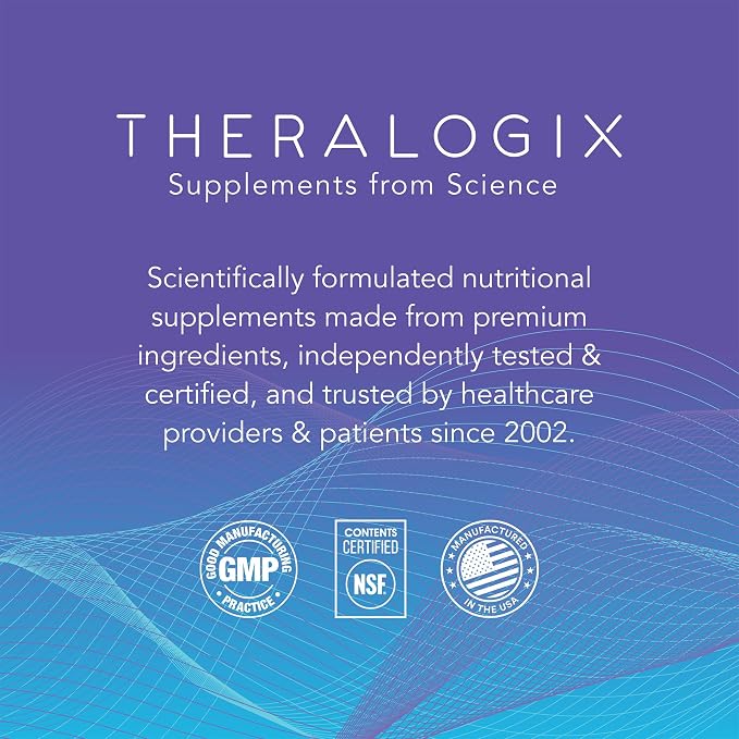 Theralogix TherOmega Omega-3 Fish Oil Supplement - Supports Heart, Brain, Immune & Joint Health* - 700 mg DHA & EPA from Wild Alaska Pollock - Sustainably Sourced - NSF Certified - 90 Softgels