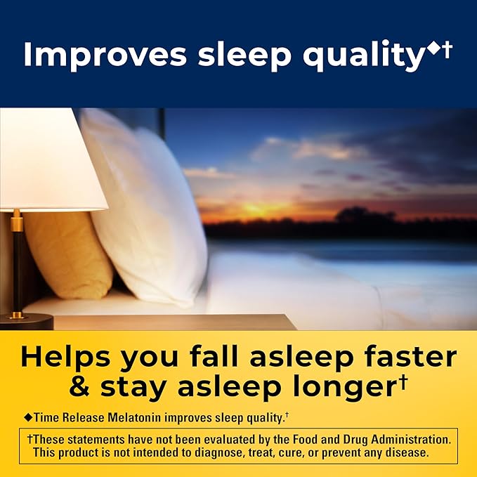 Nature Made Time Release Melatonin 3mg Gummies,100% Drug Free Sleep Aid for Adults,60 Melatonin Gummies,60 Day Supply,(Pack of 2)