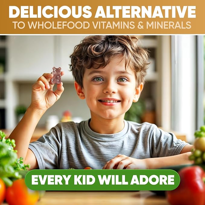 Height Growth Increase Vitamin Gummies, Calcium, Magnesium, Zinc, Ashwagandha, Glucosamine Grow Tall Supplement, Multivitamin for Kids, Teens, Adults