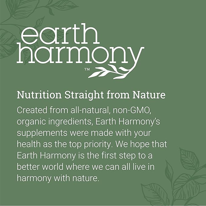 Earth Harmony Organic Lugol's Iodine 2% Solution & Liquid Chlorophyll - 2 Fl Oz Each