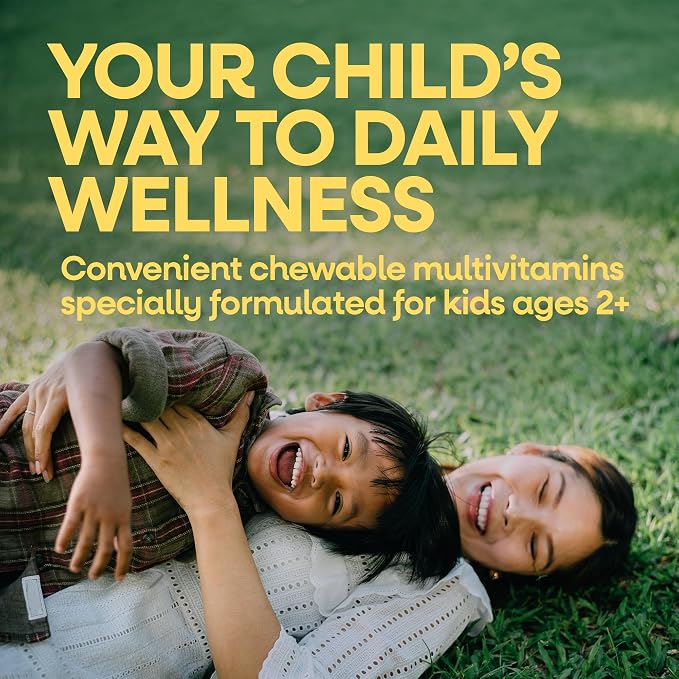 Nature's Way Alive! Children’s Chewable Multivitamin, Kids Multivitamin with Orchard Fruits and Garden Veggies Powder Blend, Daily Kids Vitamins for Nutritional Support Cherry Flavor, 120 Tablets