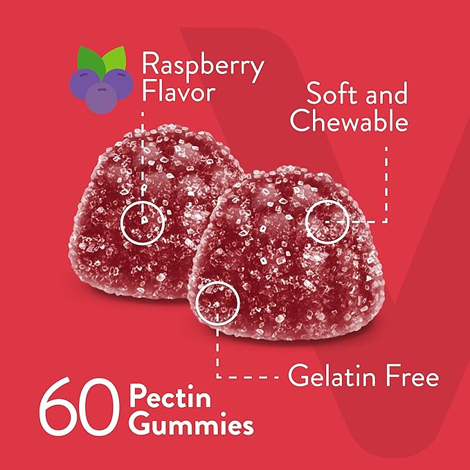 Viteey Vitamin B12 Gummies - Cognitive Support and Energy Gummies - Vegan, Gelatin Free, Gluten Free - 60 Count