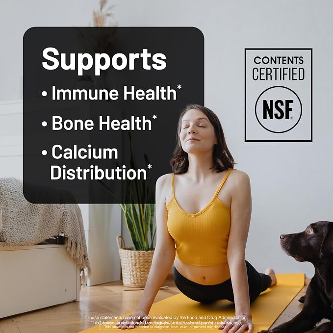NatureWise Vegan Vitamin D3 + K2 - Natural D3 5000IU + Natural Vitamin K2 100mcg - Bone Support - High Absorption with Organic Cold-Pressed Olive Oil - Non-GMO