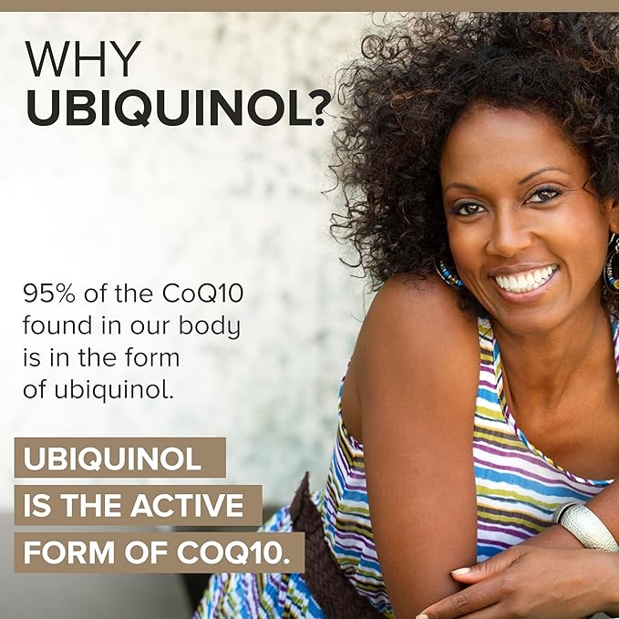 Qunol Plus Ubiquinol CoQ10 100mg with Omega 3 Fish Oil 250mg, Extra Strength Antioxidant Supplement, 90 Count