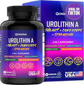 Urolithin A Supplement 500mg with 4-in-1 Power Blend of Spermidine 10mg, Shilajit 300mg & Cordyceps 400mg Per Serving - Boosts Cellular Energy, Strength, Longevity, Immunity & Healthy Aging