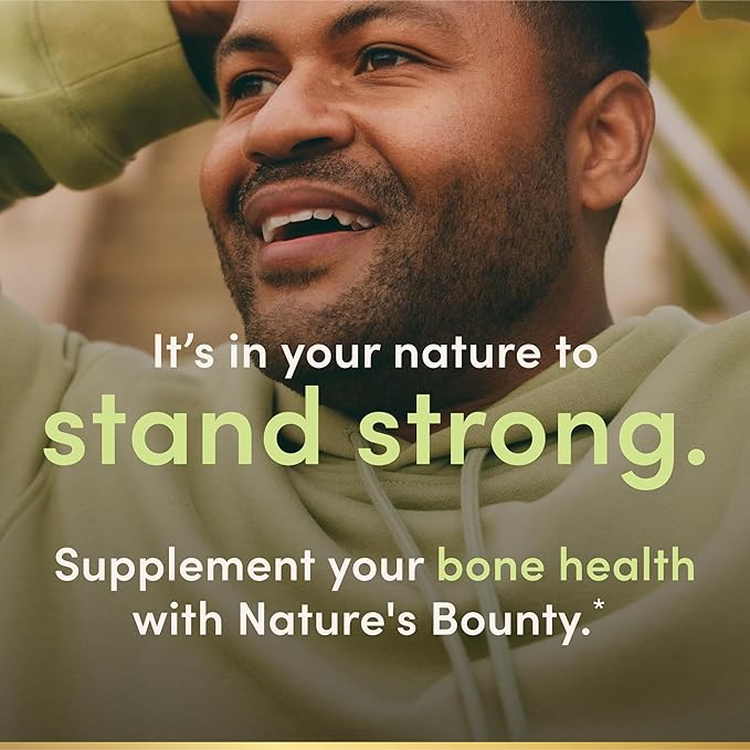 Nature’s Bounty Calcium Plus 400 IU Vitamin D3, Immune Support & Bone Health, 300 Tablets