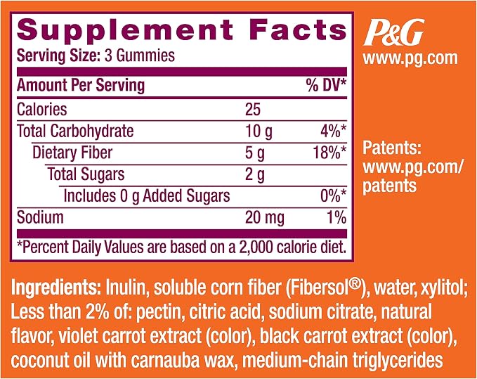 Metamucil Kids Fiber Gummies, No Sugar Added, 5g Prebiotic Plant-Based Fiber Supplement Blend, Mixed Berry Flavored, 120ct Gummies