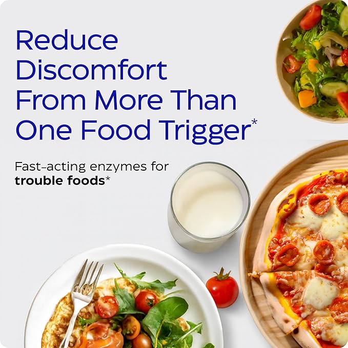 Enzymedica Digest Spectrum, Advanced Digestive Enzymes for Women and Men, Supports Digestion and Multiple Food Intolerances, Fast-Acting Formula for Gas and Bloating Relief, 30 Capsules