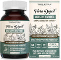 Flora Digest - 3-in-1 Max Strength Digestive Enzymes + Gut Surviving Probiotics & ButyraGen® Postbiotic for Optimal Digestion, Bloating Relief, Regularity, Gut Lining & Colon Support - (30 Capsules)