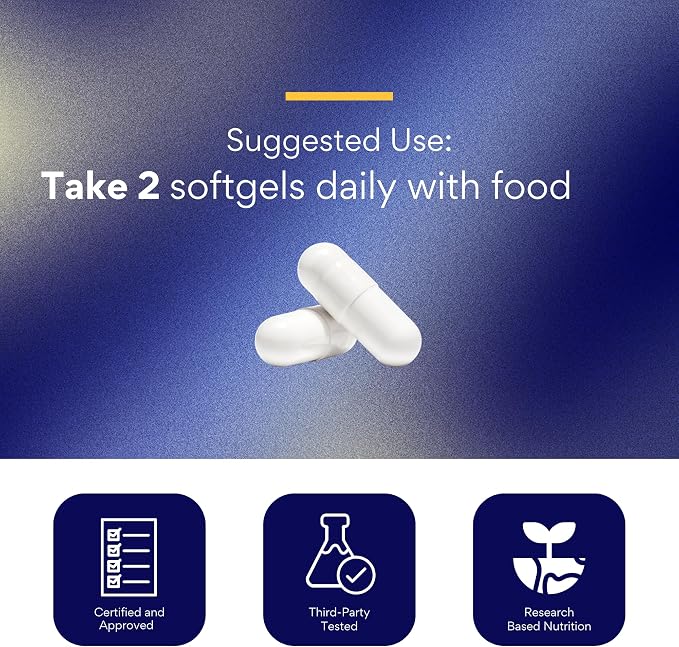 Research Verified® Omega-3 MD - Fish Oil - 60 Softgels - 1 Month Supply