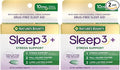 Nature's Bounty Sleep + Stress Support, Sleep3 Maximum Strength 100% Drug Free Sleep Aid, Dietary Supplement with Ashwagandha, Time Release Technology, 10mg, 28 Tri-Layered Tablets (Pack of 2)